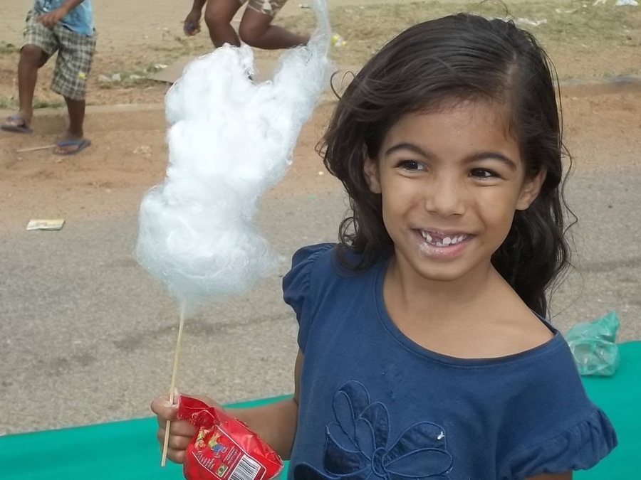 Alegria de criança na festa dos 15 anos da OBDC