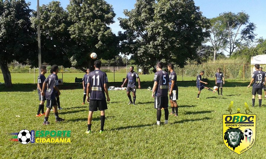 Treino dos Leões do Futebol